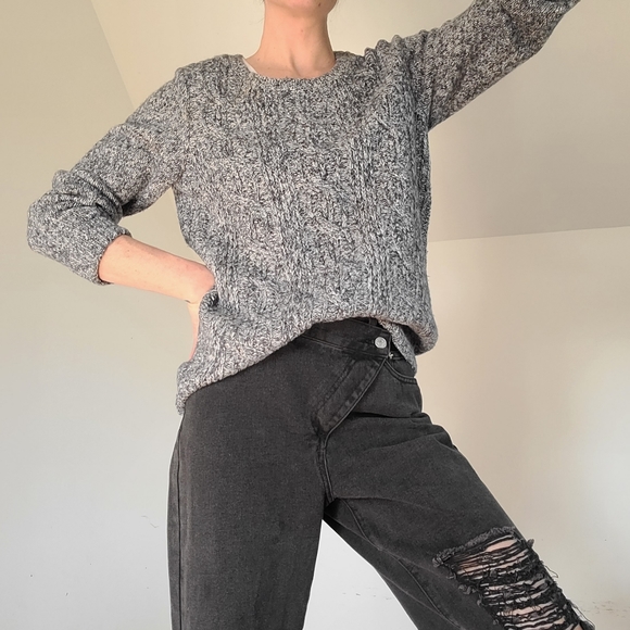 Tommy Hilfiger - Grey knit sweater - Picture 3 of 12